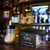 Tip Jars for Money 6 X 4 X 5 Inch