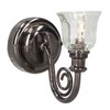 1:12 Dollhouse Wall Lamp LED Warm Lighting Vintage Look Metal