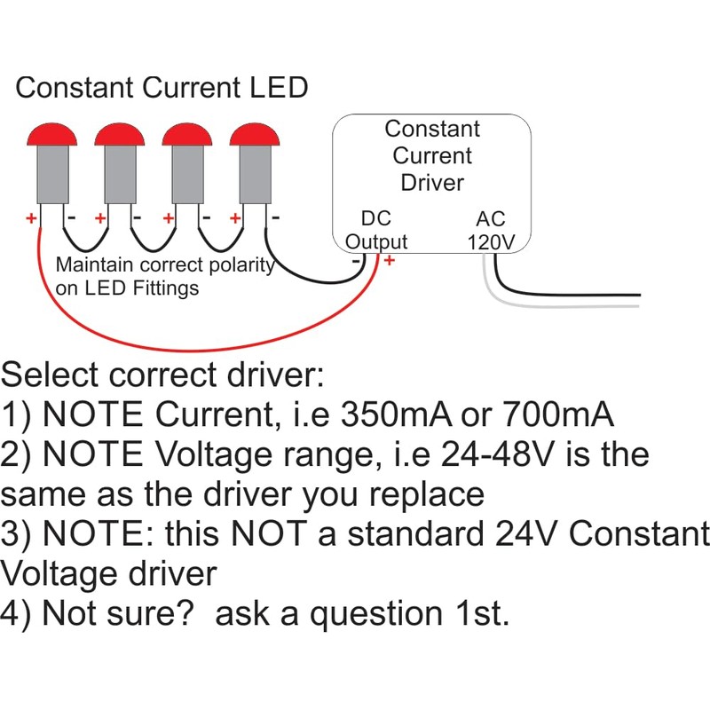 350mA Constant Current 1-8 Watt DC LED Driver Transformer UL