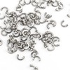 Dr.Fish 100 Pack Folded Clevises for Fishing Spinner Making, Lure