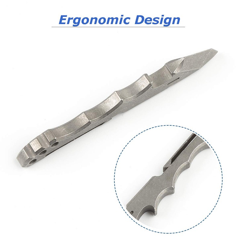 Titanium Pry Bar EDC Multi Tool with Bottle Opener Box