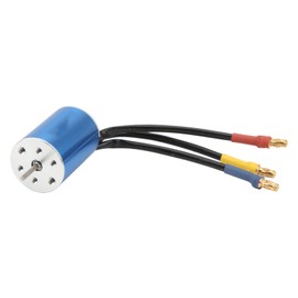 4500KV Brushless Motor 4 Pole Strong Torsion Stable Output Motor for Traxxas 1/16 1/18 RC Car Dark Blue
