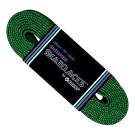 Bont Skates 8mm Shimmer Laces - 79" 96" 108" - Tinkerbell Green (108")