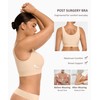 FeelinGirl Compression Bra for Women Post Surgery Front Closure Post