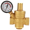 Brass Adjustable Water Pressure Regulator,Pressure Controller,Pressure Reducer,with Pressure Gauge,for Tap