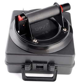 ZUOS 8" Glass Suction Cup Heavy Duty Hand-held Glass Lifter, Powerful Industrial Vacuum Lifter with handle for Granite Lifting &Window Replacement, 240 lbs Load Capacity /Carring Case
