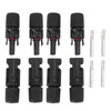 10 Sets Solar Panel Cable Connectors Waterproof Dustproof UV Resistant