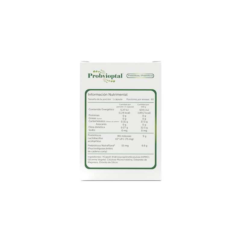 Bomuca - Bomuca, Probvioptal, Prebiòticos/Probiòticos, 60 càpsulas.