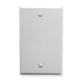 ICC Flush Wall Plate Blank WHITE By ICC