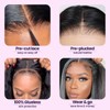 GLAM21USA Human Hair Wear and Go Pre Cut Pre Plucked