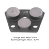 3Pcs Diamond Grinding Shoes Trapezoid Concrete Floor Cutting 3 Cylinder