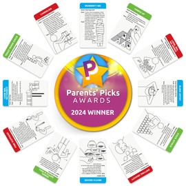 Funwares Minute of Fun Game - Minute to Win It Games for Kids, Adults, Teens, Families, Game Night, Gift for Home, Birthdays, or Travel. 2-12 Players! Home Edition, 218 Challenges!