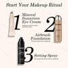 KYDA Mineral Sunscreen Eye Cream, 3-in-1 Anti-Aging Eye Cream, SPF