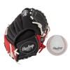 Rawlings Kids Baseball Glove (9" / Toddler) with Training Ball