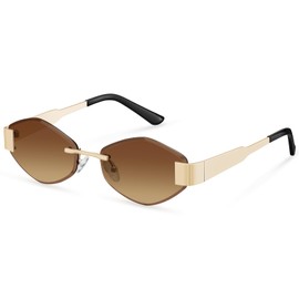 STGATN Trendy Fashion Women's Sunglasses - Lightweight Metal Frame Everyday Wear ST2301
