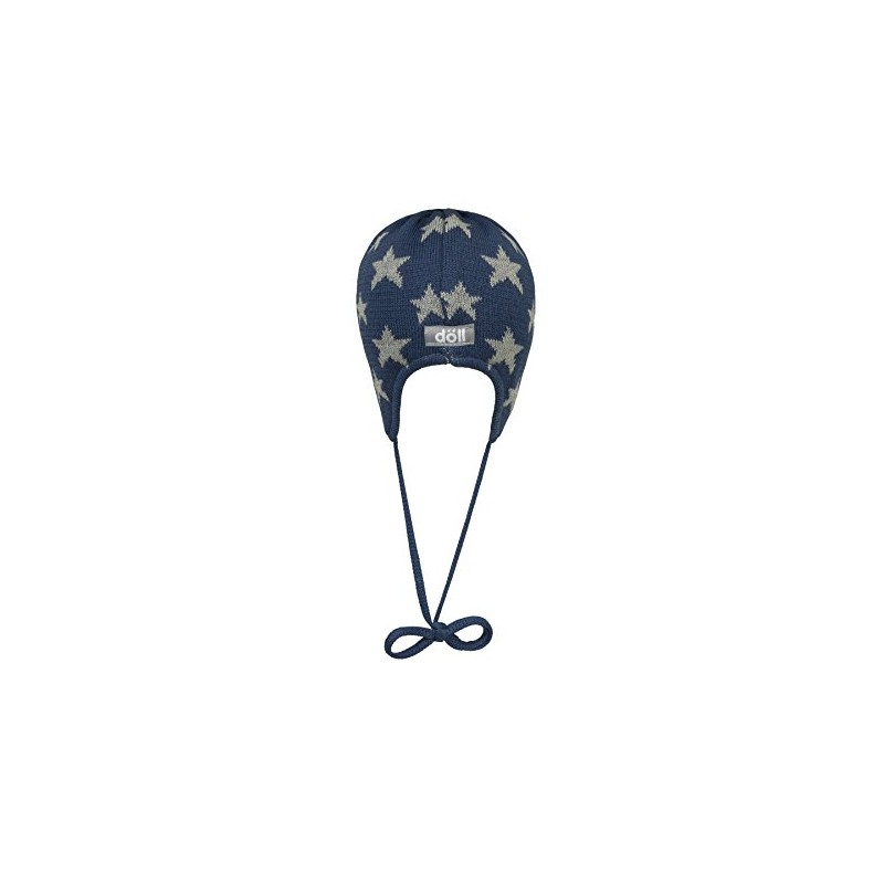 Döll Unisex Inka Tie Hat Knitted Hat, Blue (Ensign Blue
