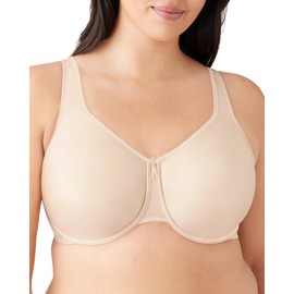 Wacoal Women's Basic Beauty Unlined Full Figure Underwire Bra, Naturally Nude, 34G