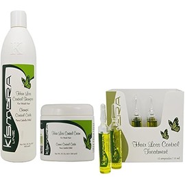 Kismera Line Hair Loss Control Shampoo & Cream & Treatment 12x15ml each "Set"