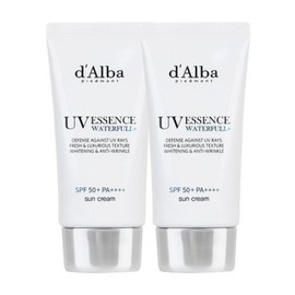 2 Dalba Vegan Waterful Essence Sun Cream 50ml (49446495) / 달바 비건 워터풀 에센스 선크림 50ml 2개 (49446495)