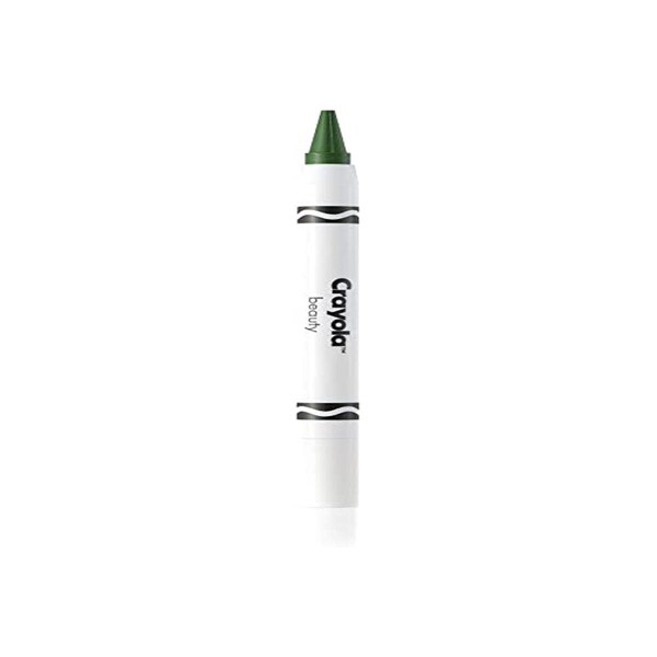 Crayola Beauty - Face Crayon - 3 in 1, Use as Eyeshadow, Lipstick Or Blush - Highly Pigmented Color, Ultra Creamy, no Mess - Talc Free & Vegan Friendly - Green - 0.07 Oz