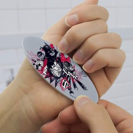 Justice League Character Heads Double-Sided Oval Nail File Emery Board Set 4 Pack