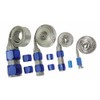 Stainless Braided Engine/Vacuum/Fuel/Heater/Oil Line Hose Sleeve Dress Up Blue Kit