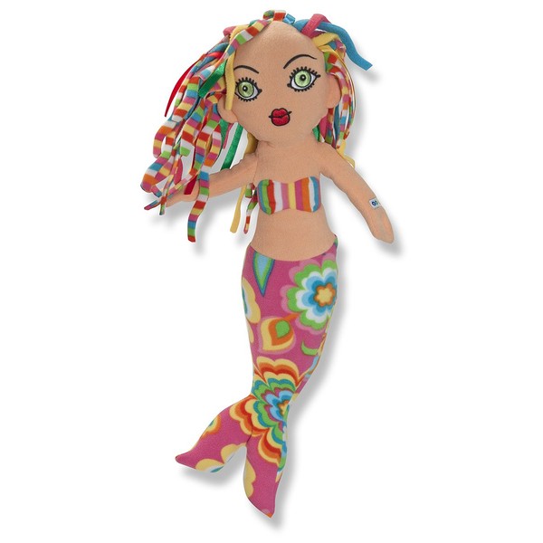 Melissa & Doug Meri Mermaid - Patterned Pal Stuffed Doll