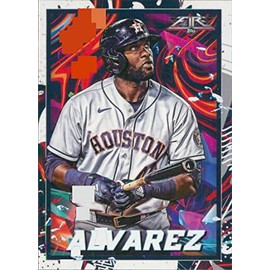 2022 Topps Fire #96 Yordan Alvarez Houston Astros Baseball Card