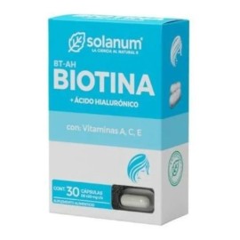 Biotina Ácido Hialuronico 30 Cápsulas Solanum