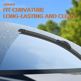 HULADAED® 26 Inch+22 Inch+16 inch Winshield Wipers Blades for 2005-2022 Odyssey (Pack of 3),Premium All-Seasons Silicone Front and Rear Wiper Blades