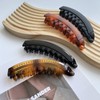 Nakanoya AMBV90 Banana Clip, Plastic, Resin, Hair Clip, Twin Comb,