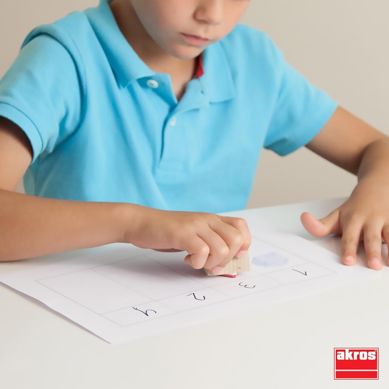 Akros (AKRP1) 30692 Akros Base 10 Numerical Breakdown Stamps Logic