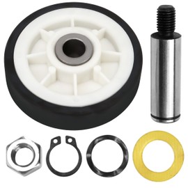 303373 12001541 Dryer Drum Support Kit Roller Wheel and Axle Replacement Parts fit for Maytag AP4008534 312948 – Compatible with Crosley Jenn-Air – Replaces 3-3373 – Fit for Neptune Repair EA1570070