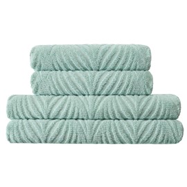 Kleine Wolke Bath Towel Leaf Maldivia 70 x 140 cm