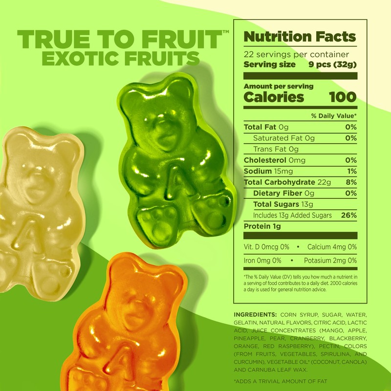 Albanese World's Best True to Fruit Exotic Fruits | 25oz