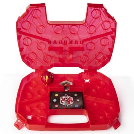 BAKUGAN Baku-storage Case Collectible Action Figures, with extra Basic Ball (Dragonoid (Red)), for Ages 6 and Up