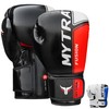Mytra Fusion Boxing Gloves Air Tech SL-6 Training Gloves (Black/Red,