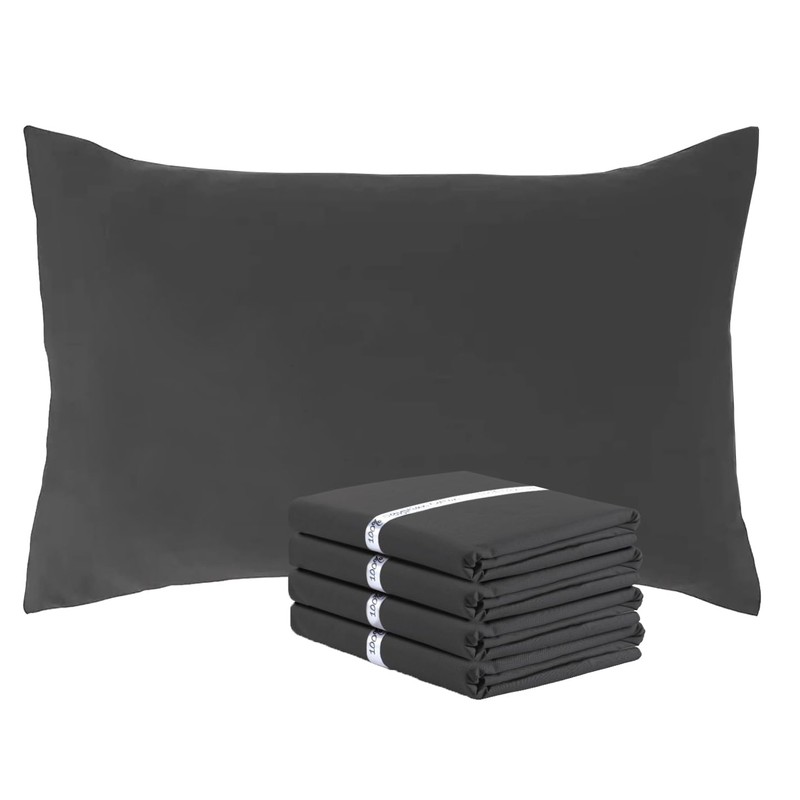 Rayyan Linen 4 Pack Pillow Cases 100% Egyptian Cotton 200