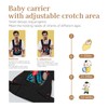 Baby Carrier Newborn to Toddler-Ergonomic,Ideal for Hands-Free Parenting, Enhanced Lumbar