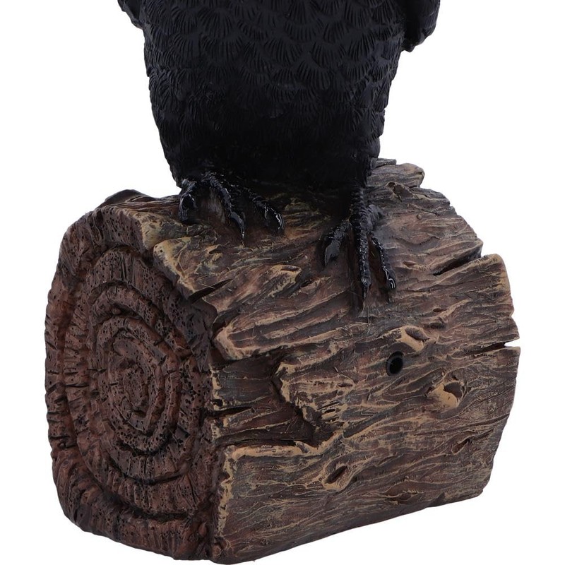 Nemesis Now Ravens Cry Figurine – Motion-Activated Black Raven on