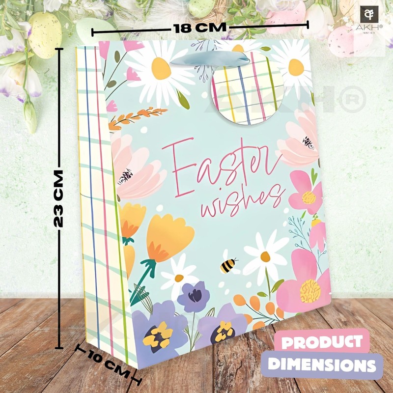 AKH® Easter Gift Bag | 23CM x 18CM x 10CM