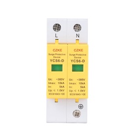 JDIME YCS6-D AC SPD 385V Surge Protective Device House Surge Protector Protective Low-Voltage Arrester Device (Color : 2, Size : 5-10kA)
