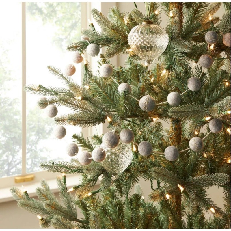 Hearth & Hand 6’ Felt Ball Decorative Christmas Garland -