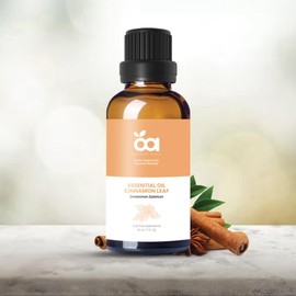 Cinnamon Leaf Essential Oil by Organic Alley | 100% Pure & Natural Cinnamomum Verum Essential Oil | Perfect for Aromatherapy & Home Fragrance (1 Fl Oz, Cinnamon Leaf)