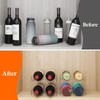 Lifewit Plastic Stackable Wine Rack for Refrigerator, Cabinet, Countertop,Wine Bottle