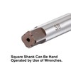 sourcing map 3/8" Hand Reamer H8 Accuracy Alloy Tool Steel