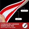 YANRUIPRO Borde de Goma Canal U Autoadhesivo Silicona 2mm, Apto