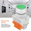 Green Push Button Momentary Switch, 22mm Mount LAY37-11BN Auto Reset