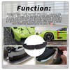 XTPTFABS Carbon Fiber Front Splitter(1SET) Compatible with ARRMA Vendetta 3s