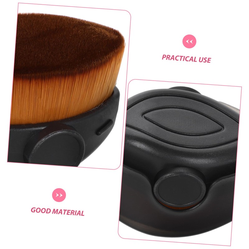 WOONEKY Foundation Brush with Cover Portable Makeup Brush for Liquid